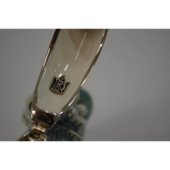 Ciel Collectibles Dolphin Trinket Box w/ Necklace Enamel Swarovski Crystals - Picture 6 of 9